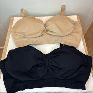 Lot of 2 Kindred Bravely Sublime Hands-Free Pumping & Nursing Bras XL Busty